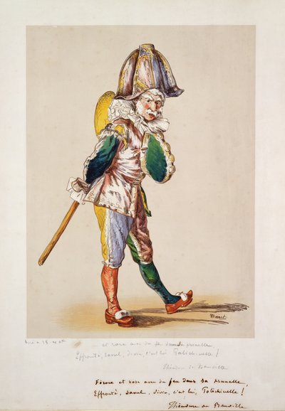 Polichinelle, 1876 von Édouard Manet